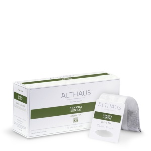 Althaus Grand Pack Sencha Senpai: Ceai Verde, T-Bag, 20 plicuri in cutie, 4g in plic