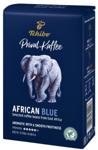 Cafea Boabe Tchibo Privat Kaffee AFRICAN BLUE, 500g, 100% Arabica, Gust Intens, Note de Coacaze si Fructe de Padure, AFRICA