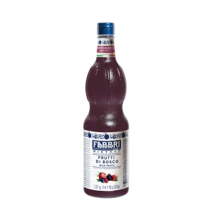 Fabbri MIXYBAR FRUCTE DE PADURE - Cocktailuri, Granite, Smoothie-uri, Milkshake, Sorbete, Sticla din plastic, 1 litru