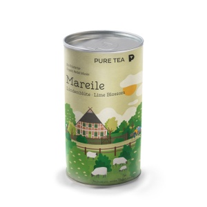 Pure Tea Bio Loose Mareile Lime Blossoms - infuzie de plante, flori de tei, la cutie, 90gr