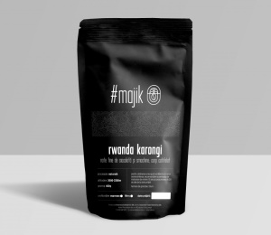 Cafea Boabe Proaspat Prajita #majik , Origine Rwanda Karongi, Disponibil 250gr si 400gr, Ciocolata si Smochine, Corp Catifelat