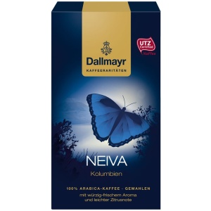 Cafea Macinata Dallmayr Neiva, 250g, Cafea Premium, Aroma Picant-revigoranta, Note de Citrice, Columbia