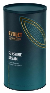 Ceai EVOLET Selection Infuzie TUB - Sunshine Dream, 250g ceai in tub din carton, selectie de fructe
