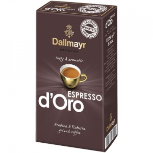 Cafea Macinata Dallmayr Espresso D'oro, 250g, Cafea Premium, Arome de Cacao si Cafea