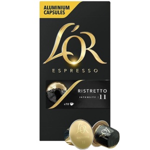 Capsule cafea L'OR Espresso Ristretto, 10 capsule, 52 grame