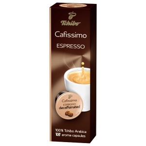 Capsule cafea Tchibo Cafissimo Caffe Crema Decaffeinated, 10 capsule, 80 g