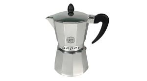 Cafetiera pentru Plita cu Inductie Beper, Design Clasic, Capacitate 6 Cesti