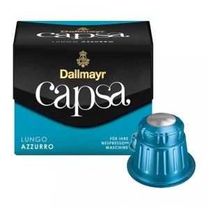 Capsule cafea Dallmayr Capsa Espresso Azzurro, 10 capsule, 56 grame, compatibile Nespresso