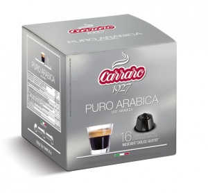CARRARO Purro Arabica Capsule Cafea, tip Dolce Gusto, set – 16buc