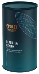 Ceai EVOLET Selection infuzie TUB - Black Tea Leaves OP Ceylon, 250g Ceai In Tub De Carton, Ceai Negru Ceylon