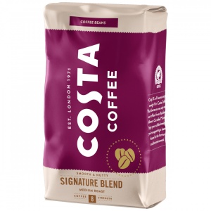 Costa Signature Blend Medium Roast, Cafea Boabe, 1kg, Gust Delicat cu Note de alune, Prajire Medie