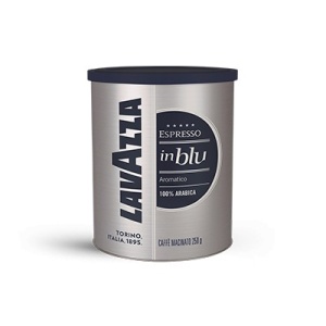 Cafea Macinata Lavazza InBlu, Cutie Metalica, 250g, 100% Arabica, Pentru Espressor