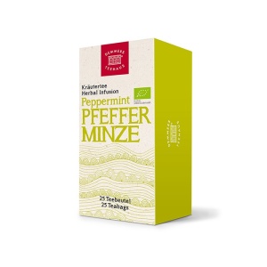 Ceai Demmers Quick-T Organic Peppermint, 25 plicuri, 56,25 grame