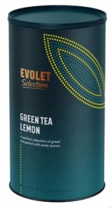 Ceai EVOLET Selection infuzie TUB - Green Tea Lemon, 250g Ceai In Tub De Carton, Selectie de Plante
