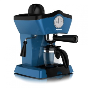 Espressor Heinner CHARM, espresso si capuccino, 3.5 bar, 4 cesti, Albastru