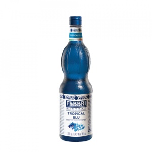 Fabbri MIXYBAR TROPICAL BLUE - Cocktailuri, Granite, Smoothie-uri, Milkshake, Sorbete, Sticla din plastic, 1 litru