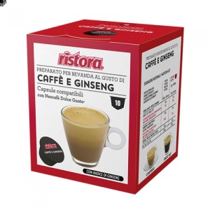 Ristora Capsule Cafea Ginseng,tip Dolce Gusto, set- 10 buc