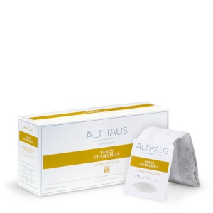 Althaus Grand Pack Fancy Chamomile: Ceai de Musetel, T-Bag, 15 plicuri in cutie, 4g in plic