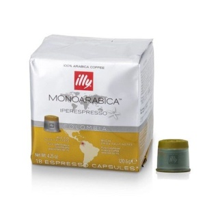 Capsule cafea Illy Iperespresso Cube Colombia, 18 capsule, 126 grame