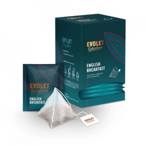 CEAI EVOLET Selection Pyramid English Breakfast, 25 plicuri, Plic Piramida, Greutate Plic 2.25g