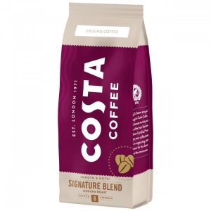 Costa Signature Blend Medium Roast, Cafea Macinata, 200g, Gust Delicat cu Note de Alune, Prajire Medie