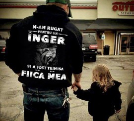 M-am rugat pentru un inger [hanorac - fiica mea]