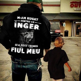 M-am rugat pentru un inger [hanorac - fiul meu]