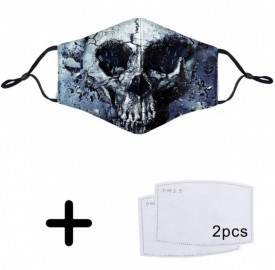 Masca print craniu