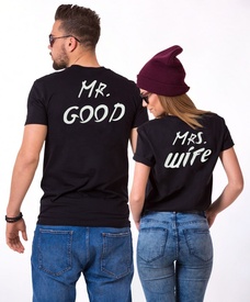 Set cuplu "Mr.Good & Mrs. Wife"