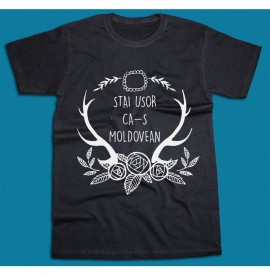 Stai usor ca-s moldovean [Tricou] *LICHIDARE STOC*