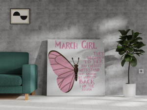 Canvas March Girl [Pești/Berbec]