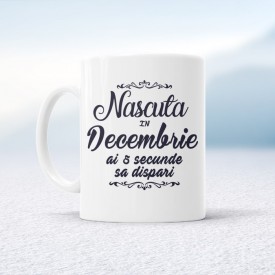 Nascuta in Decembrie ai 5 secunde sa dispari