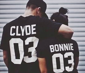 Set tricouri BONNIE & CLYDE