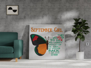 Canvas September Girl [Fecioară/Balanță]