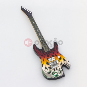 Iman Guitarra George Linch - Skull Flame