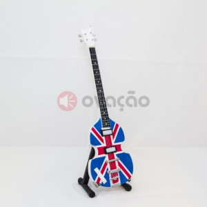 Mini-Guitarra Hofner Union Jack London 2012 - Paul MacCartney - The Beatles