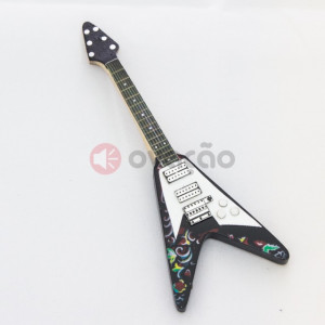 Iman Guitarra Jimi Hendrix - Psychedelic Fly V