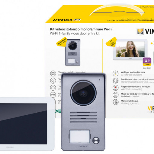 ELVOX Kit de videoporteiro monofamiliar com WIFI - K40945