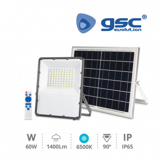 202615001 - Projetor solar 60W 6500K IP65 8433373030923
