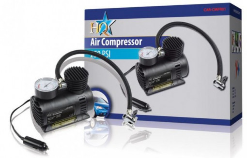 CAR-CMPR01 MINI COMPRESSOR DE AR 12V 250PSI