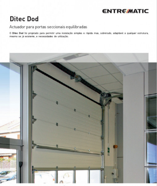 DITEC DOITDD1 - 1 MOTOR DOTADO DE CABLAGEM, QUADRO DE COMANDO E1A COM RECETOR RÁDIO INCORPORADO.