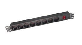 ODASWSP6 - REGUA DE TOMADAS 6 SCHUKO 19" 16A S/ PROTEÇÃO E CABO 1U OMNIUM ELECTRIC