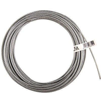 16823 CABO AÇO GALV.DIN3055 6x7+1 3mm. 25m.