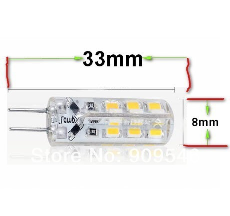 Lâmpada LED 12V 1W G4 Branco Quente