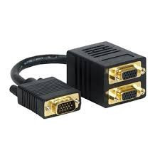 NR958-7986 MULTIPLICADOR 1SVGA MACHO-2SVGA FÊMEA