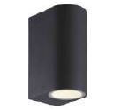 AKA-2RB-NG - APLIQUE LUZ BAIXO/CIMA IP65, 2X3W, 85-265V 50/60HZ 4500K, PRETO OMNIUM ELECTRIC