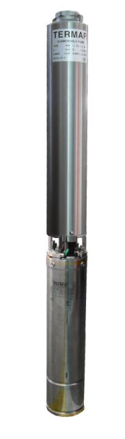 Electrobomba Submersível 4" para furos artesianos Motor Ture TERMAR