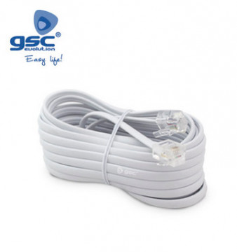 002600951 - 6p4c / 4.5M Macho para Macho Extensão - Branco 8436021949516