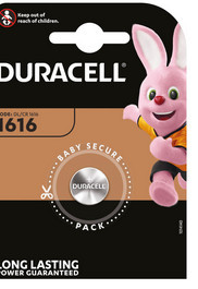 009000162 - Bateria de lítio Duracell DL1616 Blister 1 5000394030300