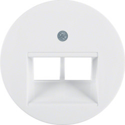 14092089 - R.x - espelho RJ45 duplo, branco BERKER EAN:4011334367000